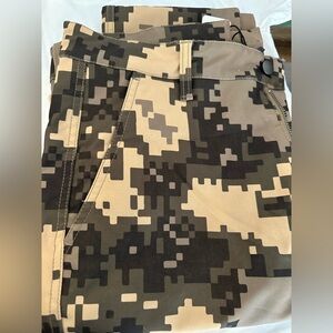 Camouflage men’s pants.